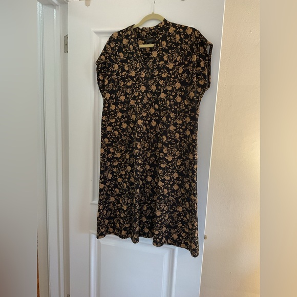 J. Jill Dresses & Skirts - J. Jill Wearever Collection Dress, Black and Gold, Size Large
